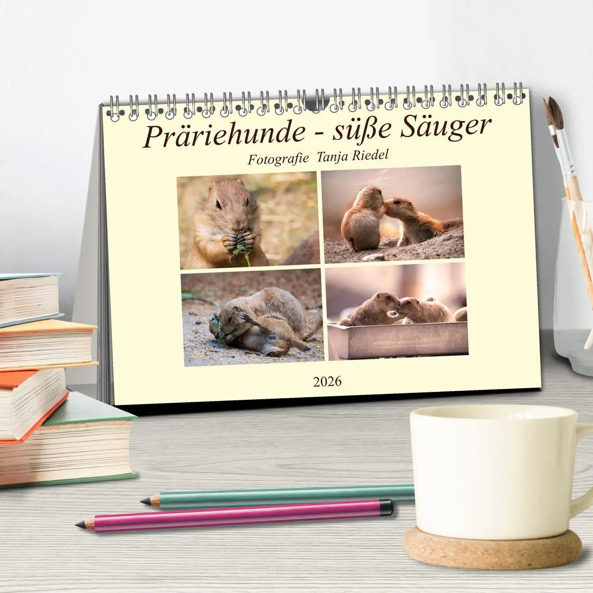 Bild: 9783457788899 | Präriehunde - süße Säuger (Tischkalender 2026 DIN A5 quer),...