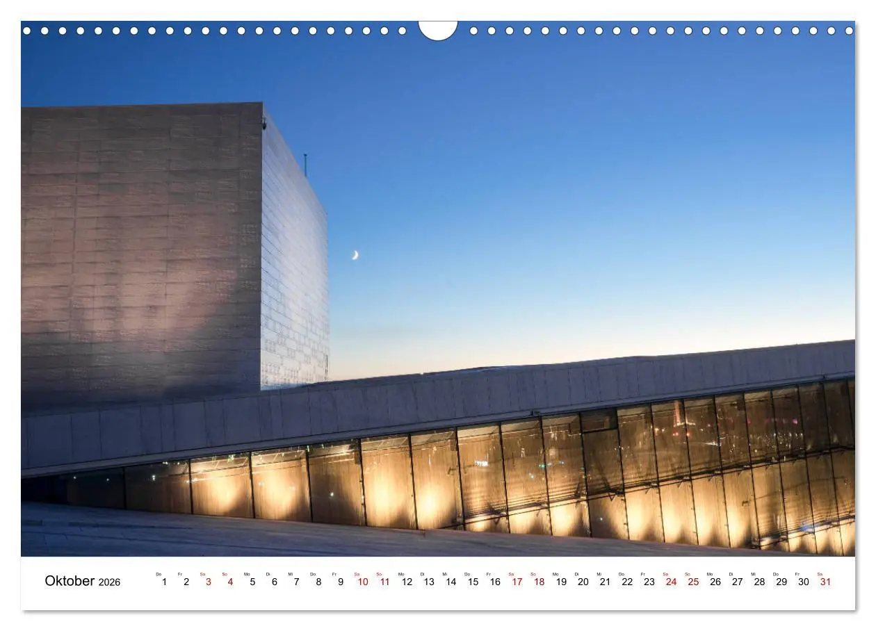 Bild: 9783457858899 | Opera Oslo (Wandkalender 2026 DIN A3 quer), CALVENDO Monatskalender
