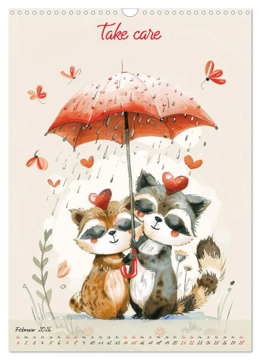 Bild: 9783516258899 | Secrets of love - mit Liebe durch das Jahr (Wandkalender 2026 DIN...