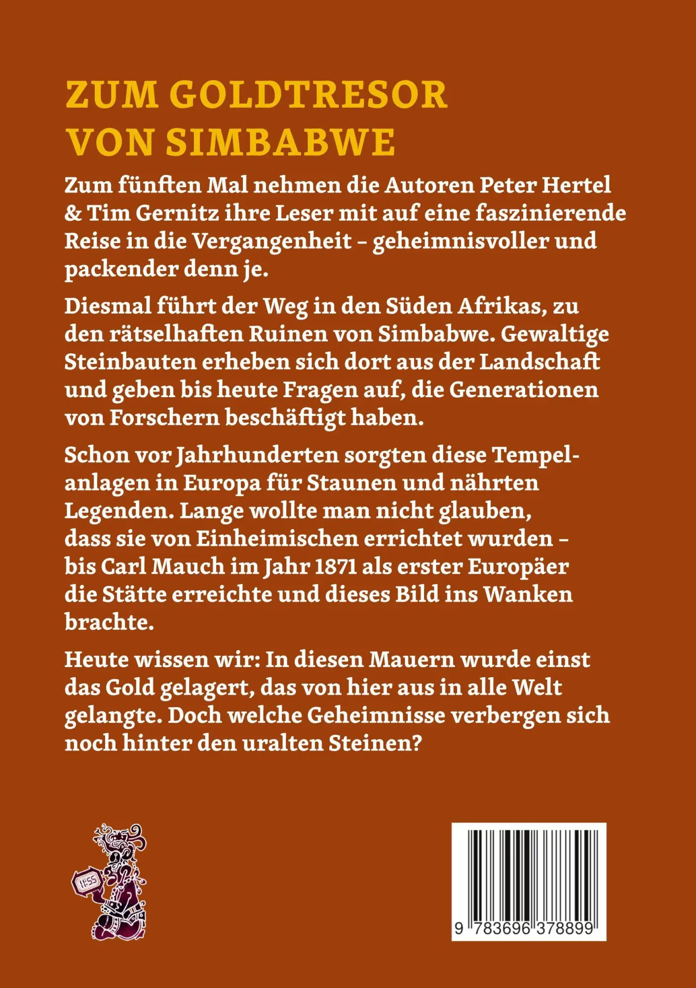 Rückseite: 9783696378899 | Zum Goldtresor von Simbabwe | Peter Hertel (u. a.) | Taschenbuch