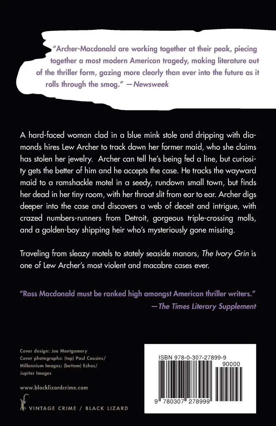Rückseite: 9780307278999 | The Ivory Grin | Ross Macdonald | Taschenbuch | Englisch | 2007