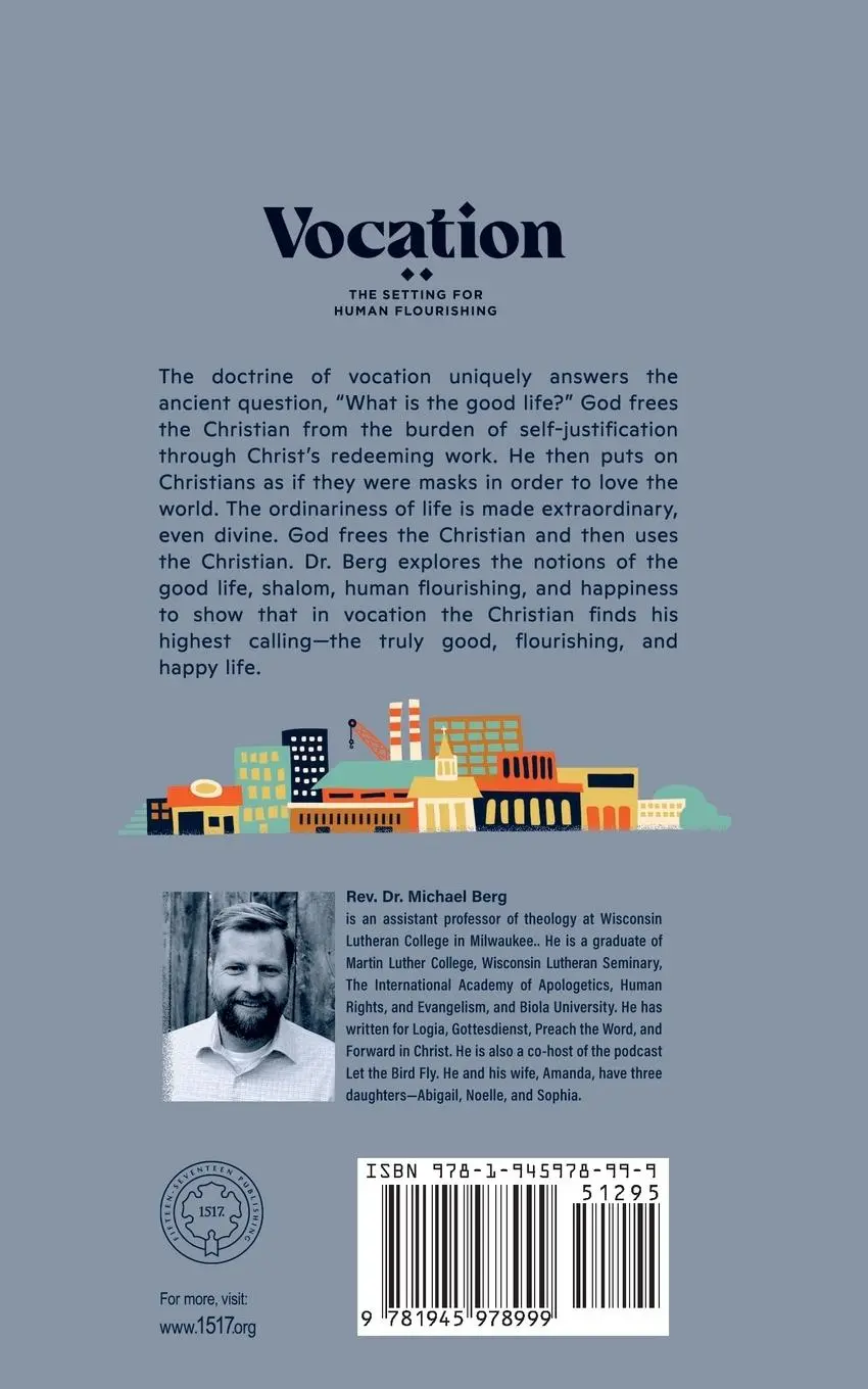 Rückseite: 9781945978999 | Vocation | The Setting for Human Flourishing | Michael Berg (u. a.)