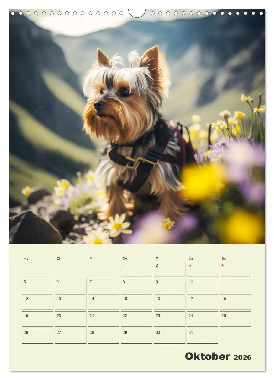 Bild: 9783516318999 | Yorkshire Terrier. Fröhliche Energiebündel in Aktion (Wandkalender...