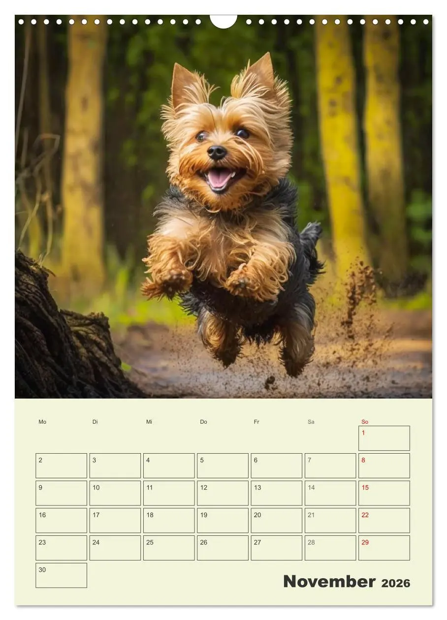 Bild: 9783516318999 | Yorkshire Terrier. Fröhliche Energiebündel in Aktion (Wandkalender...