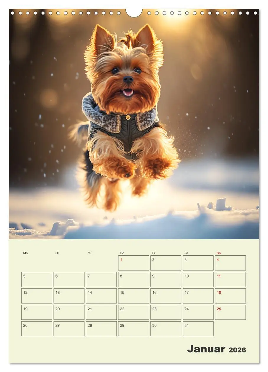 Bild: 9783516318999 | Yorkshire Terrier. Fröhliche Energiebündel in Aktion (Wandkalender...