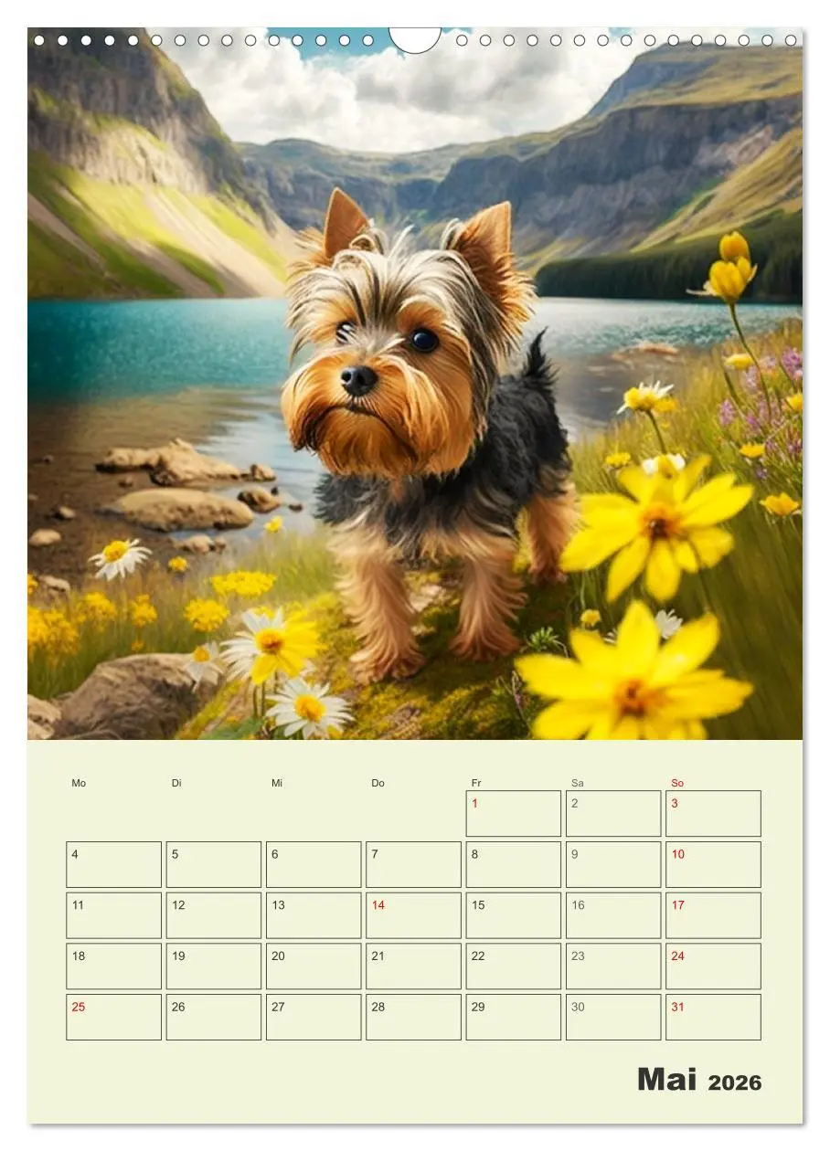 Bild: 9783516318999 | Yorkshire Terrier. Fröhliche Energiebündel in Aktion (Wandkalender...