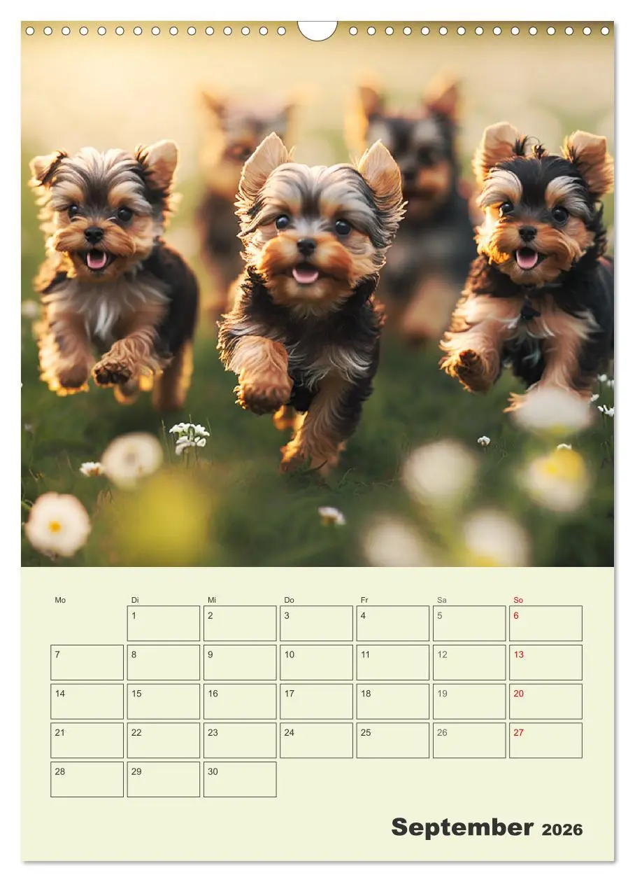 Bild: 9783516318999 | Yorkshire Terrier. Fröhliche Energiebündel in Aktion (Wandkalender...