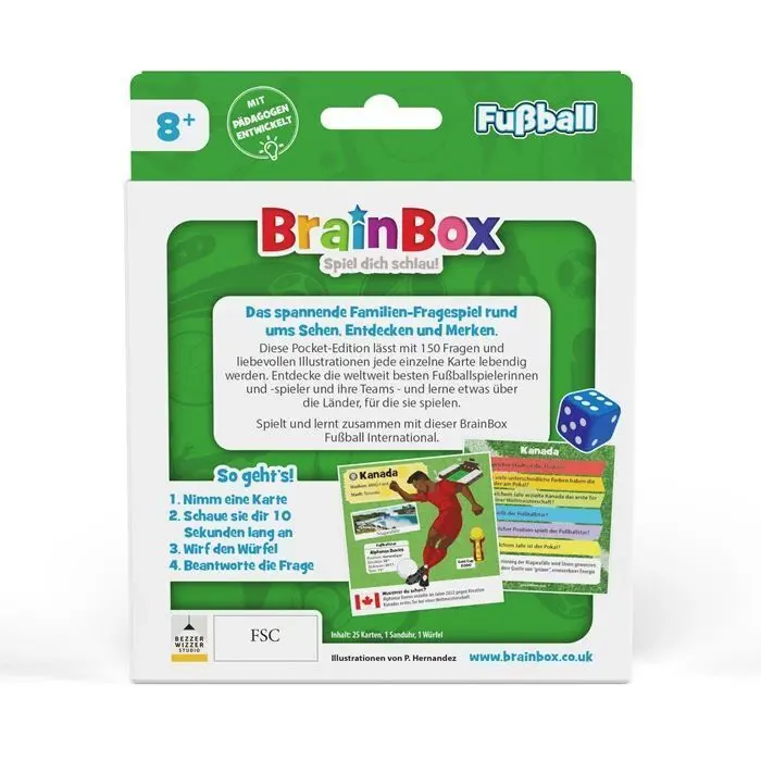 Bild: 5025822549099 | BRAIN BOX - BrainBox Pocket - Fussball (d) | Spiel | In Karton | 2026