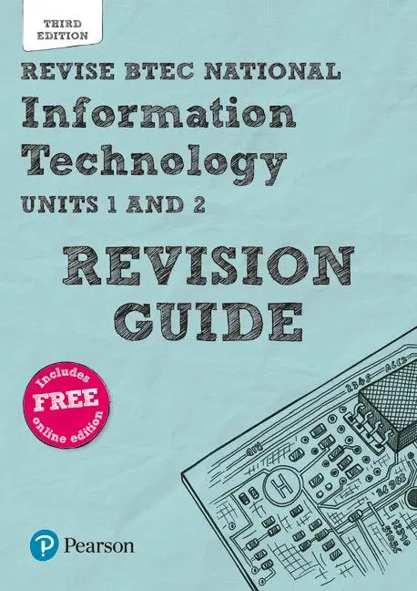 Cover: 9781292299099 | Pearson REVISE BTEC National Information Technology Revision Guide...