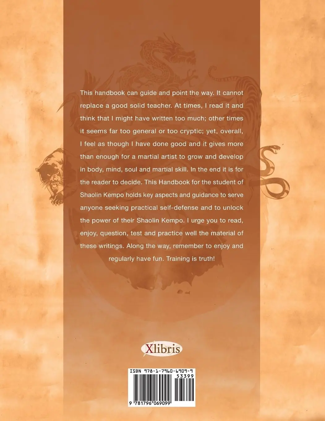 Rückseite: 9781796069099 | The Shaolin Kempo Handbook | Marlon Anthony Wilson | Taschenbuch