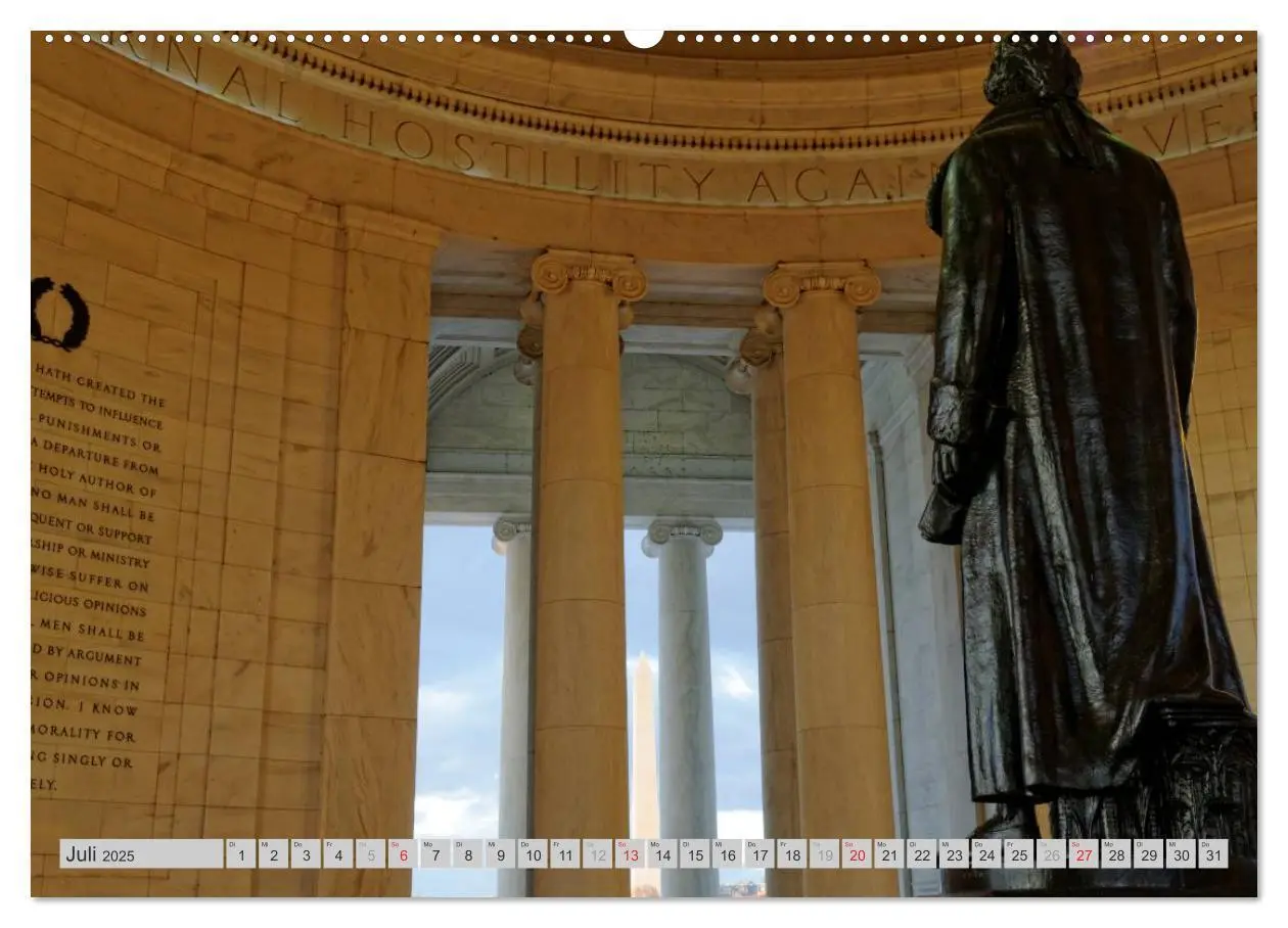Bild: 9783435719099 | Washington D.C. (Wandkalender 2025 DIN A2 quer), CALVENDO...