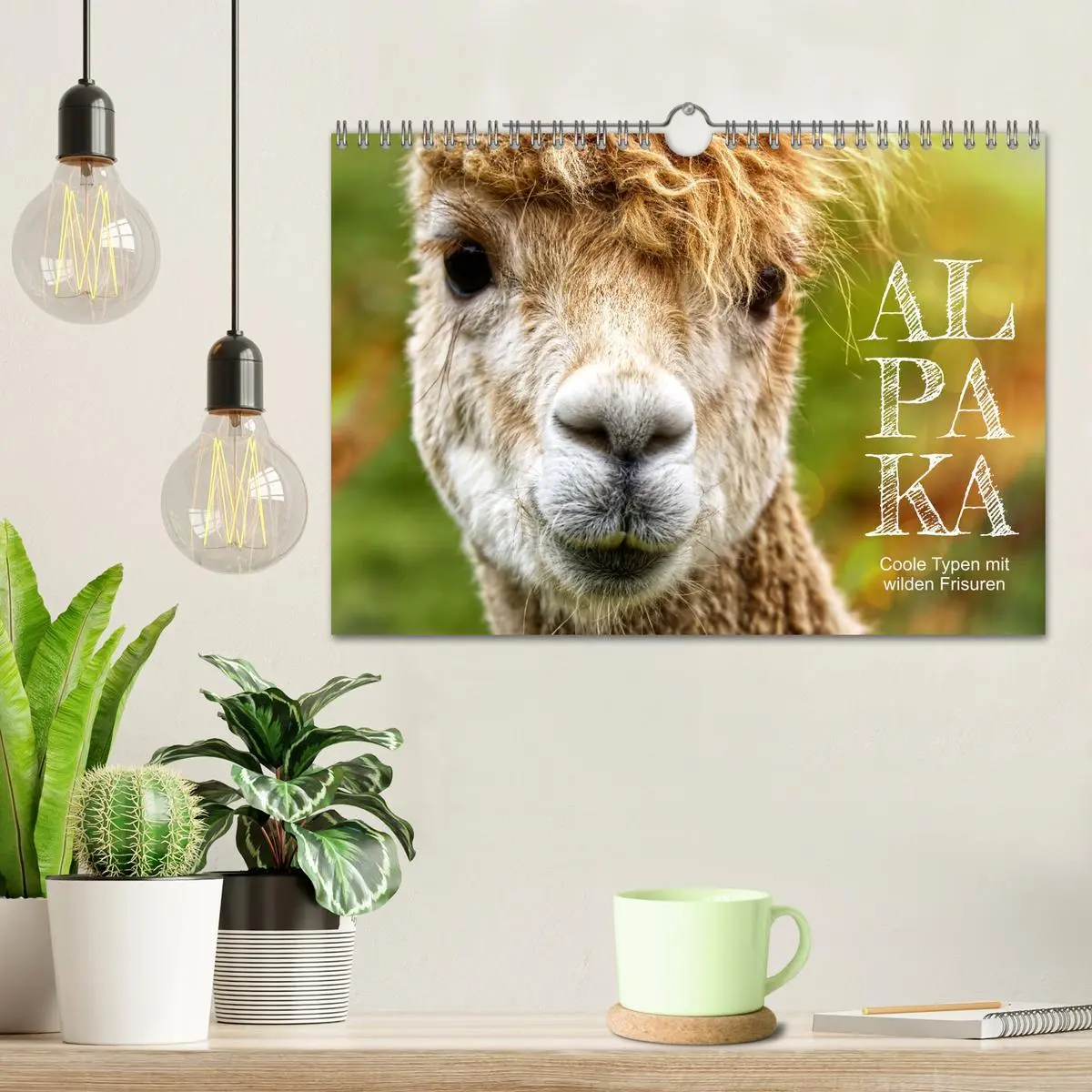 Bild: 9783457599099 | Alpaka, coole Typen mit wilden Frisuren (Wandkalender 2026 DIN A4...