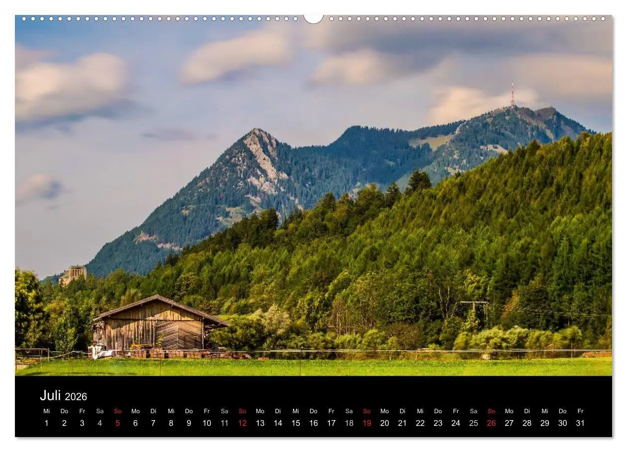 Bild: 9783516139099 | Im Allgäu bei Oberstdorf (hochwertiger Premium Wandkalender 2026...