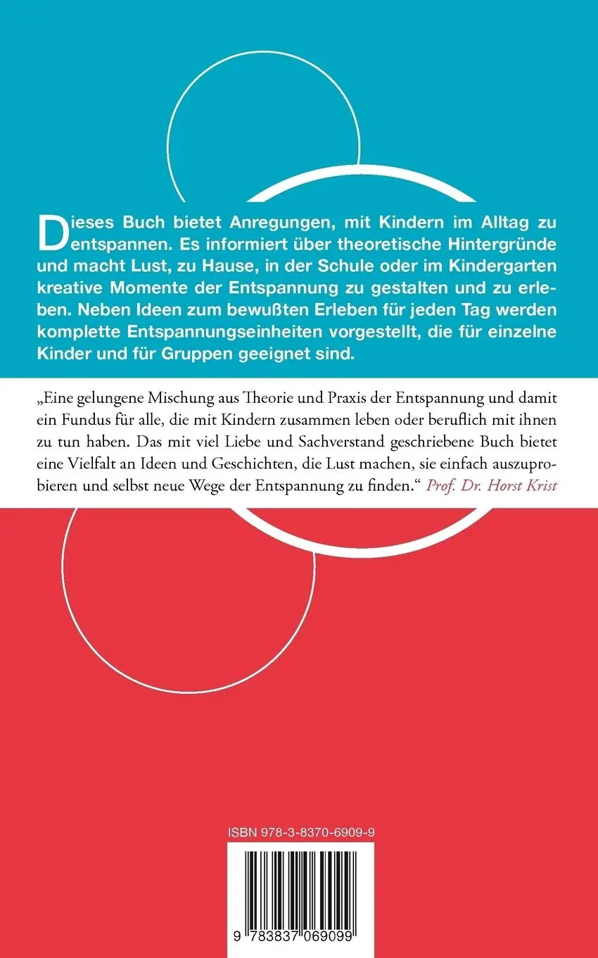 Rückseite: 9783837069099 | Entspannung mit Kindern | Ein Ideenbuch | Elisabeth Kalhorn | Buch