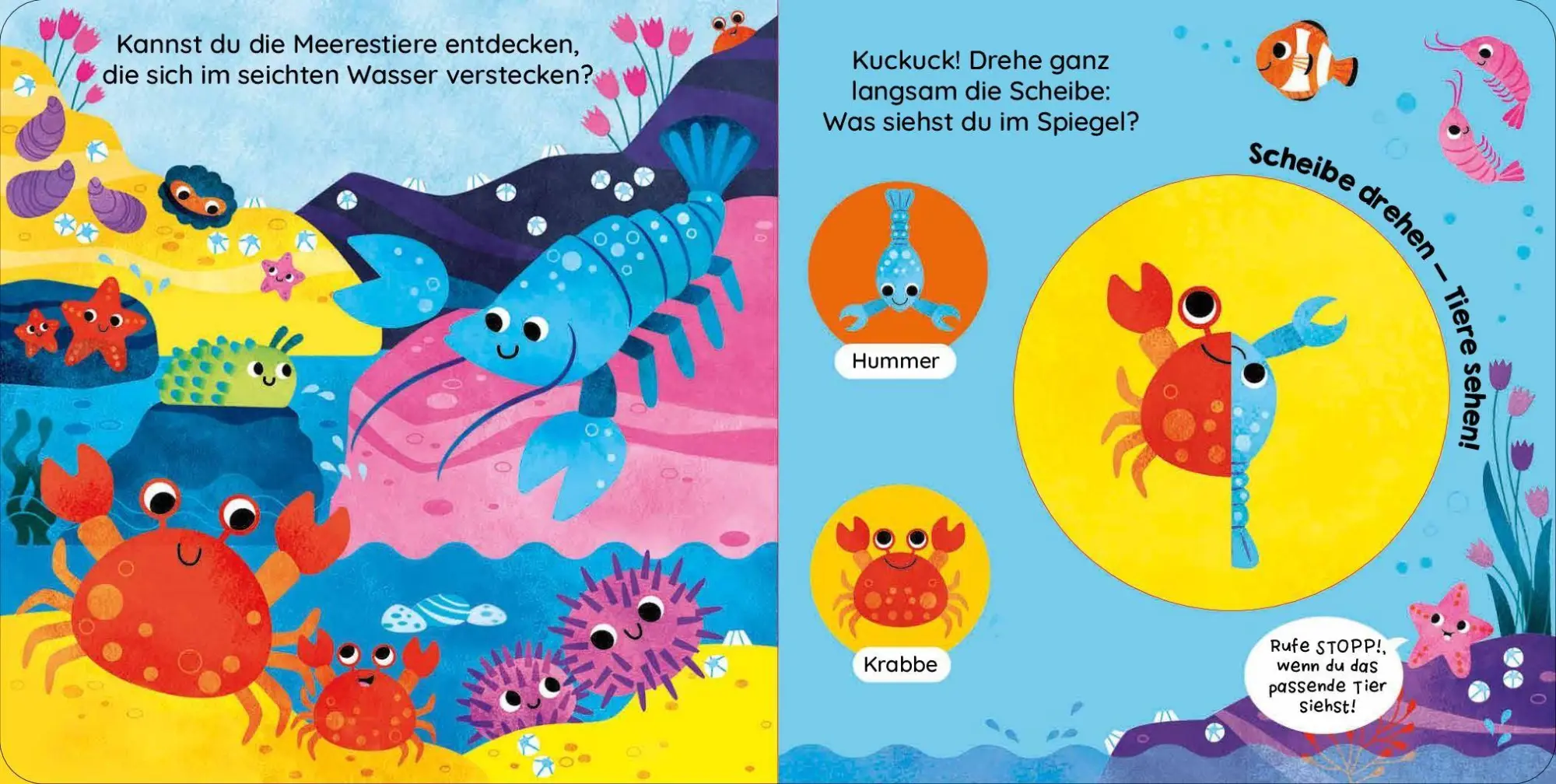 Bild: 9783849949099 | Scheibe drehen - Tiere sehen! Ozean | Lily Holland (u. a.) | Buch