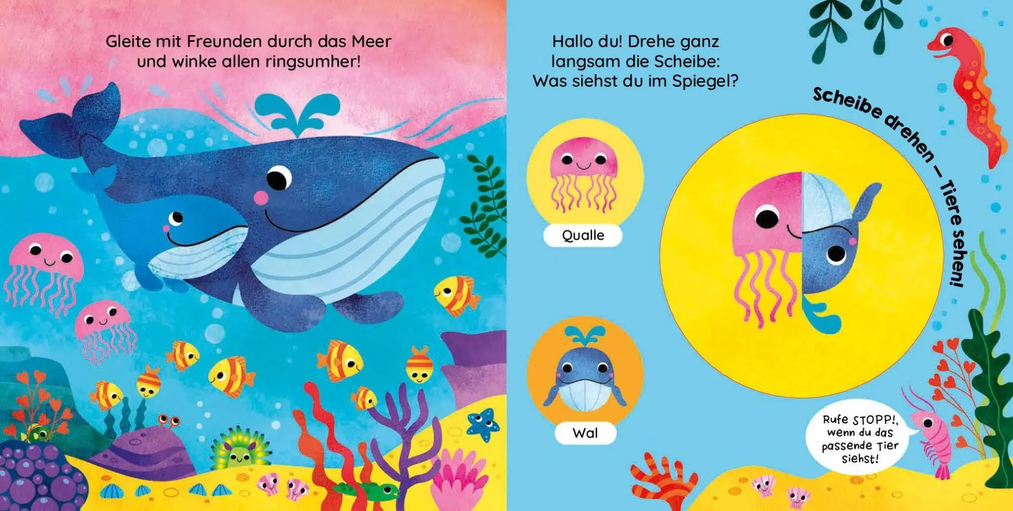 Bild: 9783849949099 | Scheibe drehen - Tiere sehen! Ozean | Lily Holland (u. a.) | Buch
