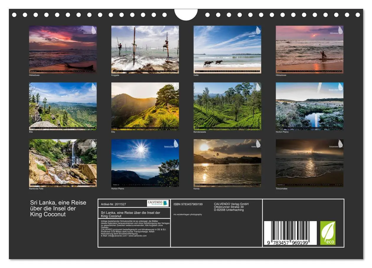 Bild: 9783457969199 | Sri Lanka, eine Reise über die Insel der King Coconut (Wandkalender...
