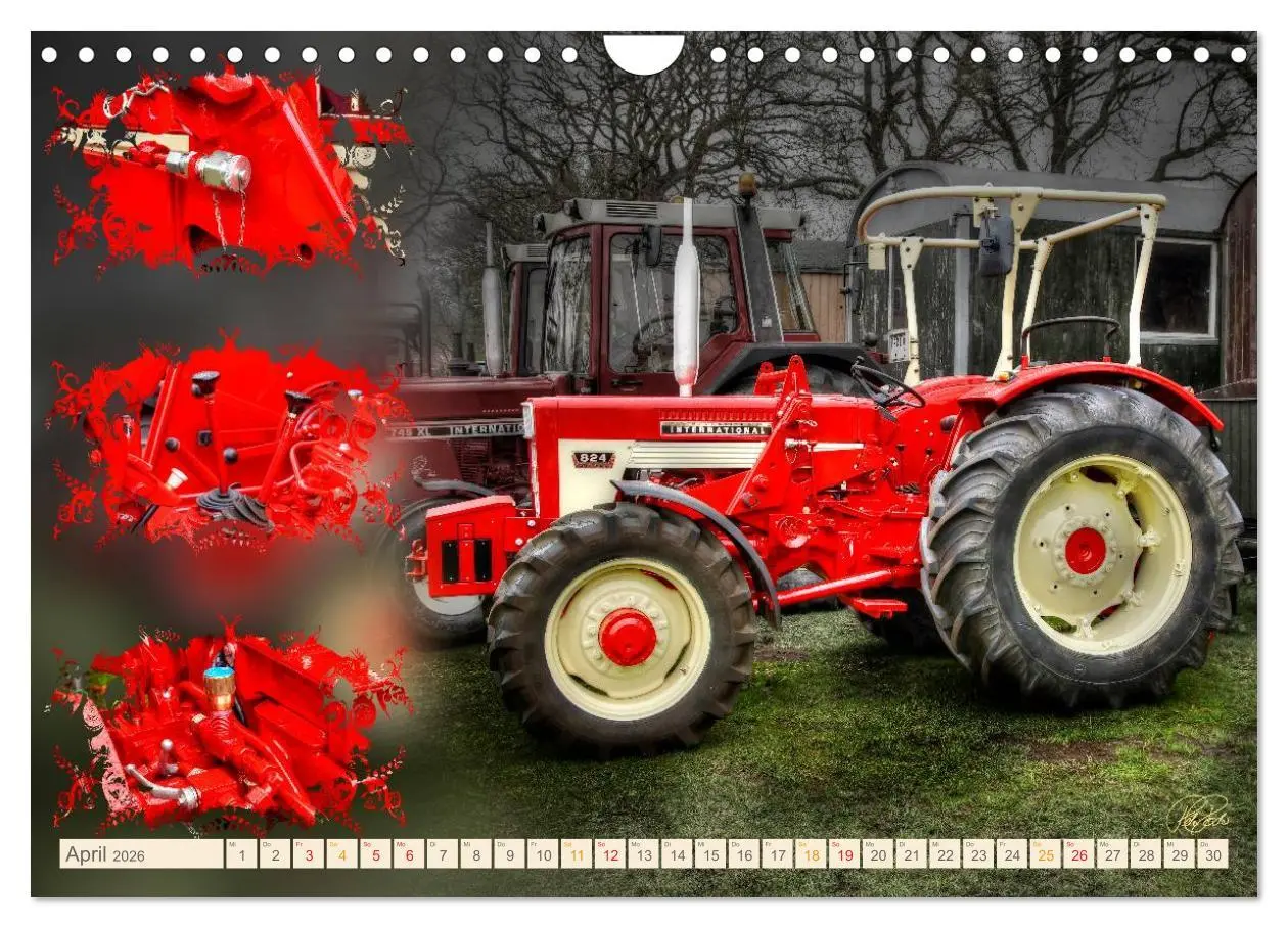 Bild: 9783516059199 | Oldtimer - Traktoren Parade (Wandkalender 2026 DIN A4 quer),...