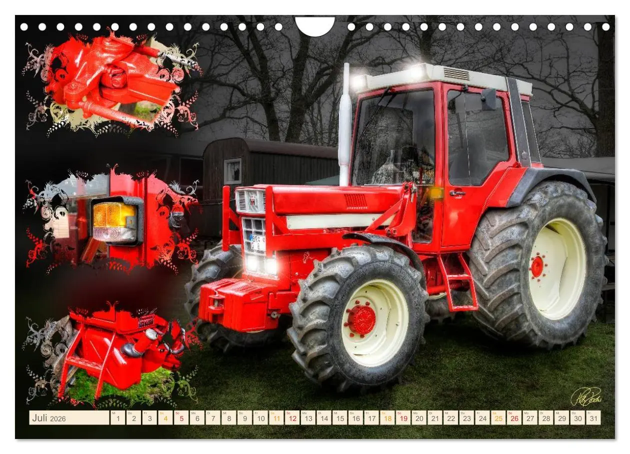 Bild: 9783516059199 | Oldtimer - Traktoren Parade (Wandkalender 2026 DIN A4 quer),...
