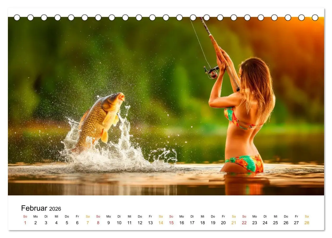 Bild: 9783516509199 | Heiß auf Karpfen (Tischkalender 2026 DIN A5 quer), CALVENDO...