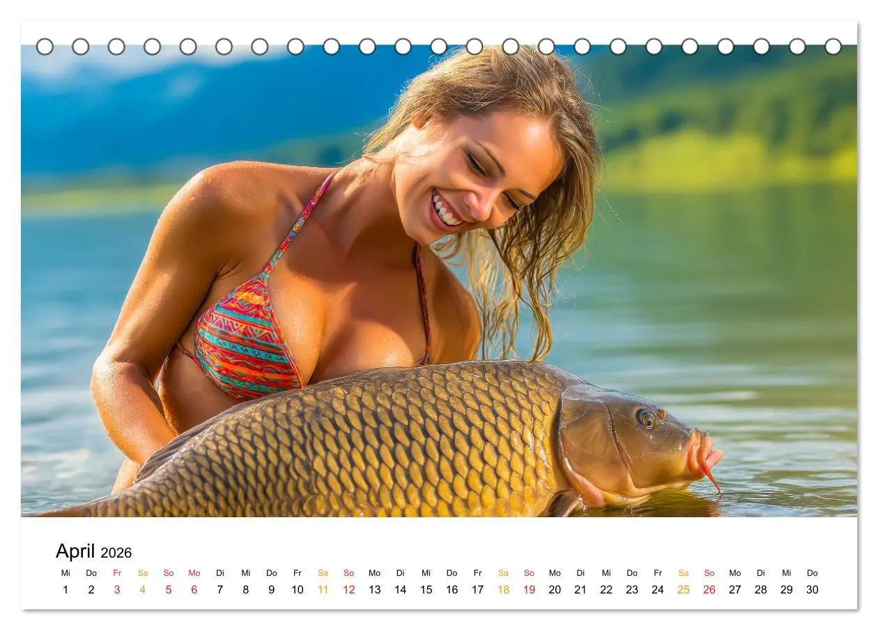 Bild: 9783516509199 | Heiß auf Karpfen (Tischkalender 2026 DIN A5 quer), CALVENDO...