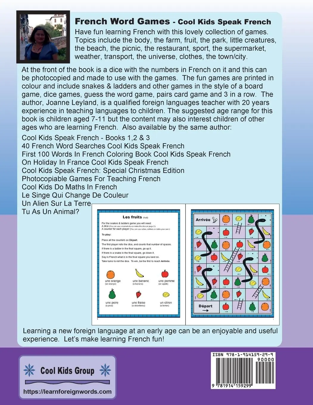 Rückseite: 9781914159299 | French Word Games | Cool Kids Speak French | Joanne Leyland | Buch