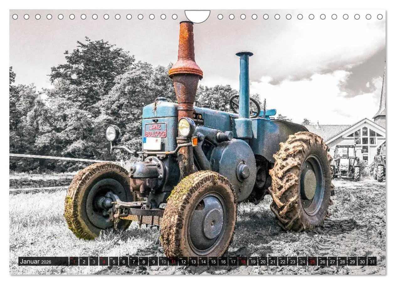Bild: 9783457889299 | Trecker-Liebhaber (Wandkalender 2026 DIN A4 quer), CALVENDO...