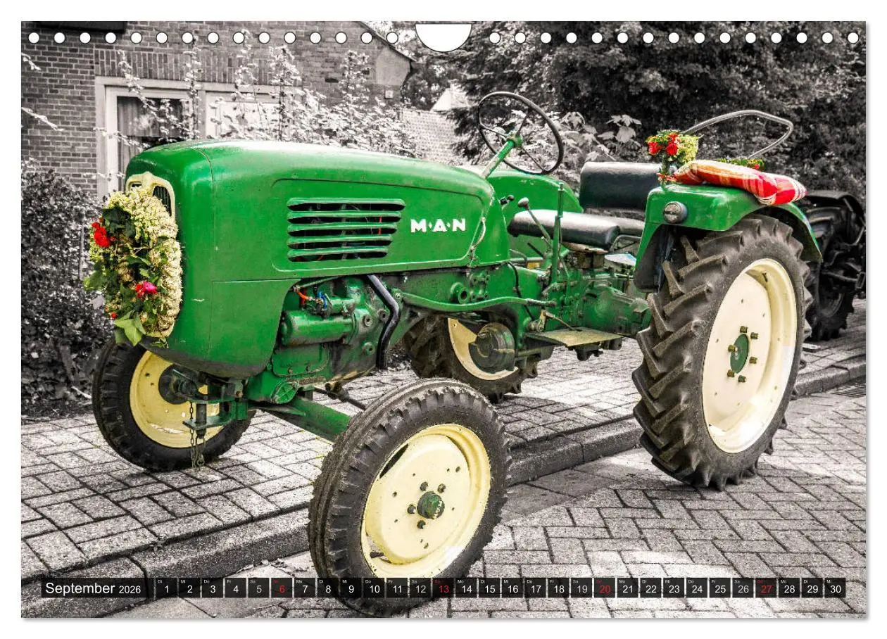 Bild: 9783457889299 | Trecker-Liebhaber (Wandkalender 2026 DIN A4 quer), CALVENDO...