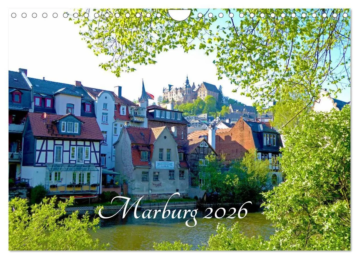 Cover: 9783457959299 | Marburg 2026 (Wandkalender 2026 DIN A4 quer), CALVENDO Monatskalender