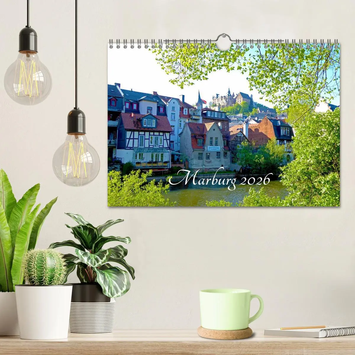 Bild: 9783457959299 | Marburg 2026 (Wandkalender 2026 DIN A4 quer), CALVENDO Monatskalender