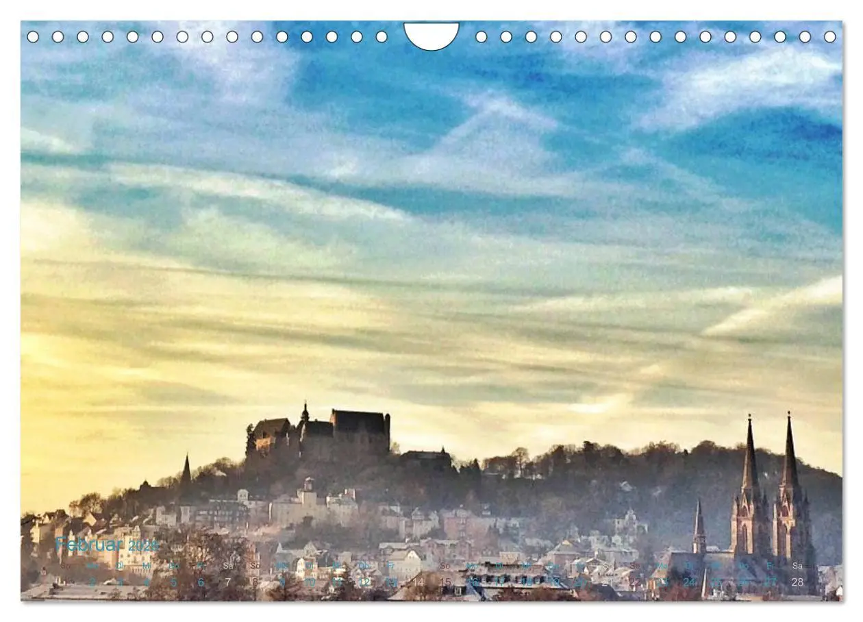 Bild: 9783457959299 | Marburg 2026 (Wandkalender 2026 DIN A4 quer), CALVENDO Monatskalender