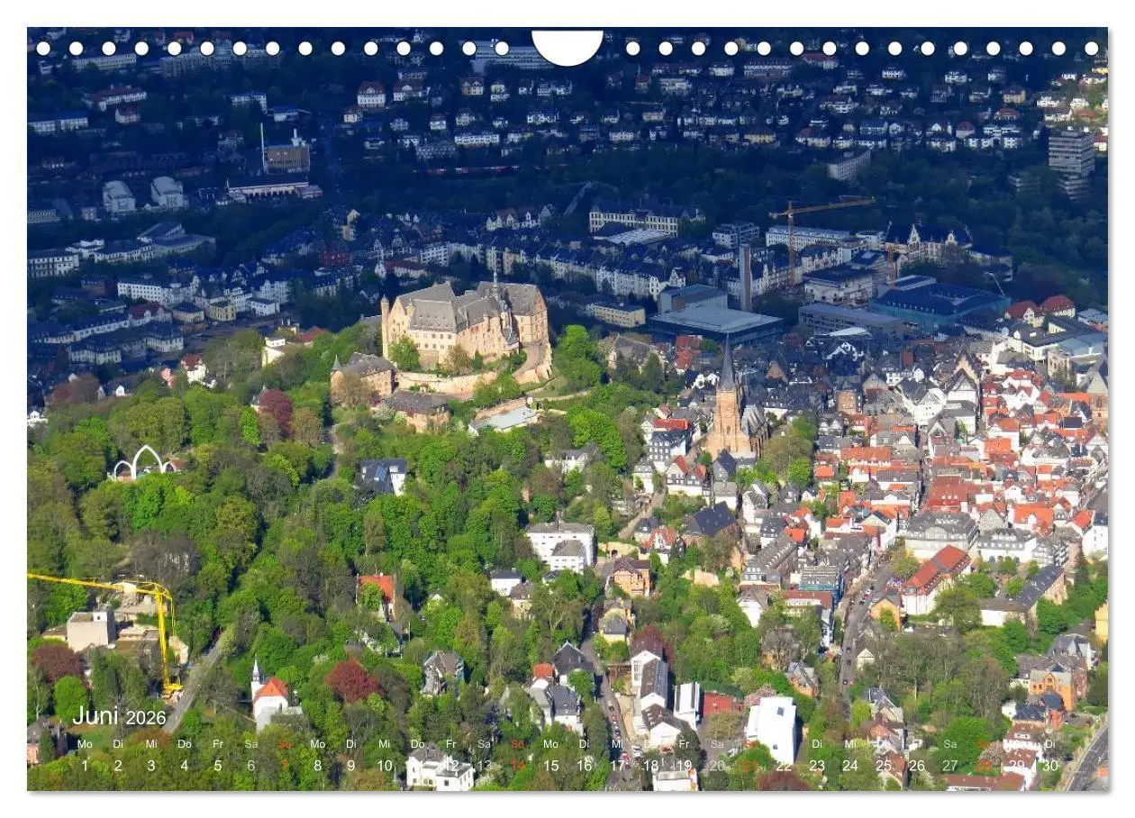 Bild: 9783457959299 | Marburg 2026 (Wandkalender 2026 DIN A4 quer), CALVENDO Monatskalender