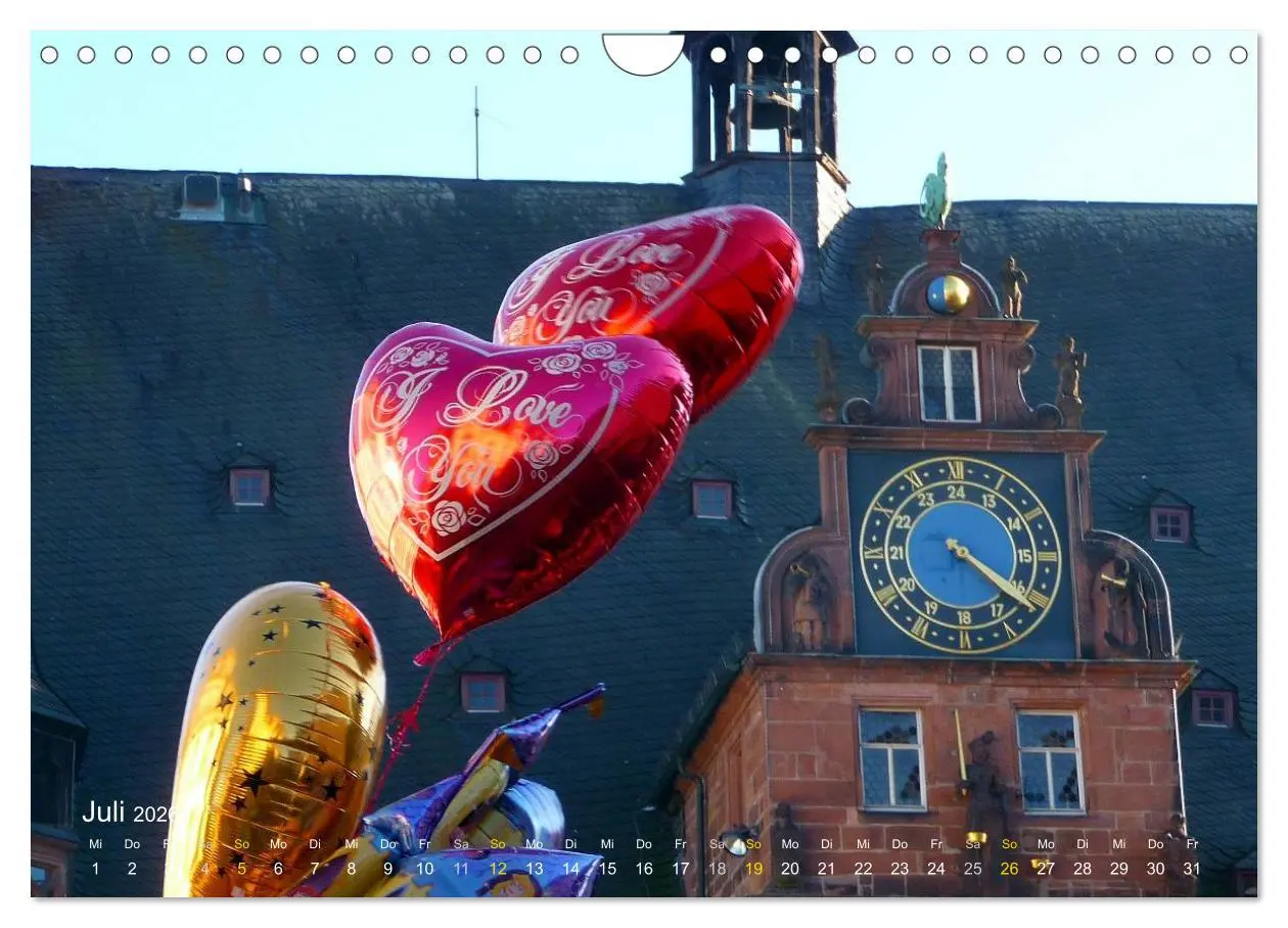 Bild: 9783457959299 | Marburg 2026 (Wandkalender 2026 DIN A4 quer), CALVENDO Monatskalender