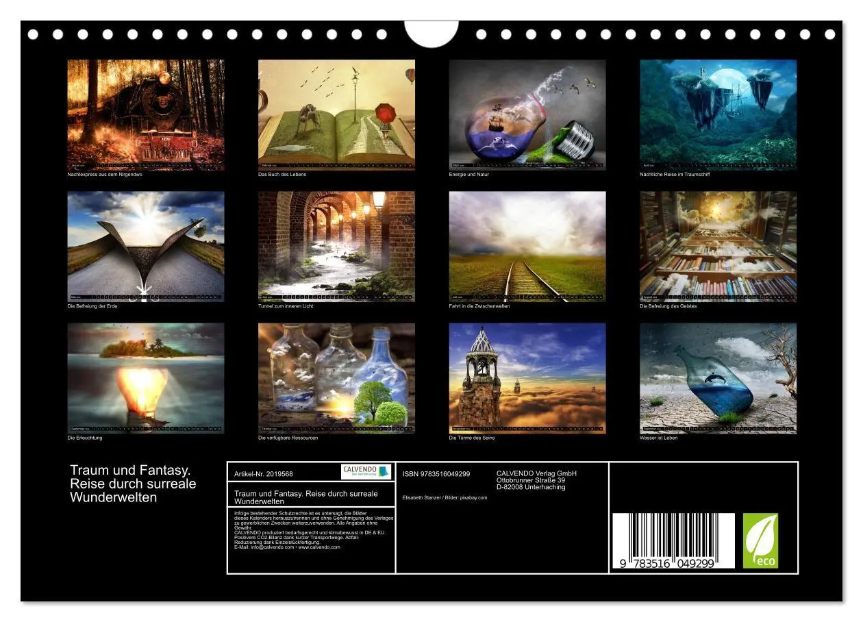 Bild: 9783516049299 | Traum und Fantasy. Reise durch surreale Wunderwelten (Wandkalender...