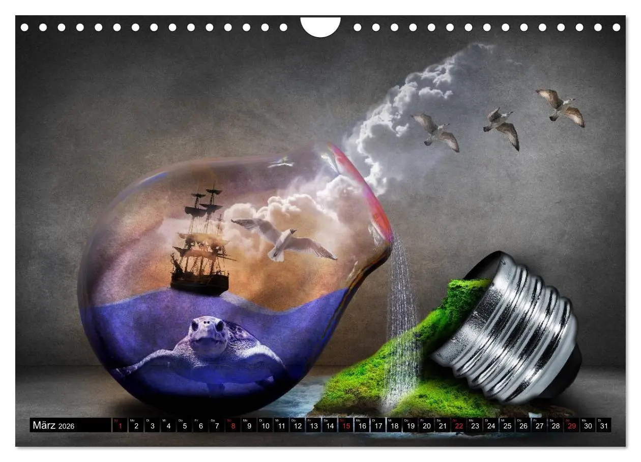Bild: 9783516049299 | Traum und Fantasy. Reise durch surreale Wunderwelten (Wandkalender...