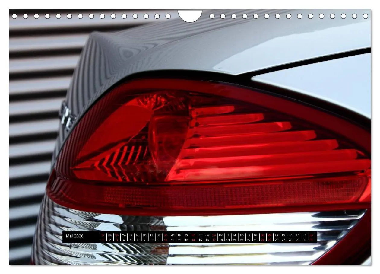 Bild: 9783516119299 | Mercedes SLK - ganz nah (Wandkalender 2026 DIN A4 quer), CALVENDO...