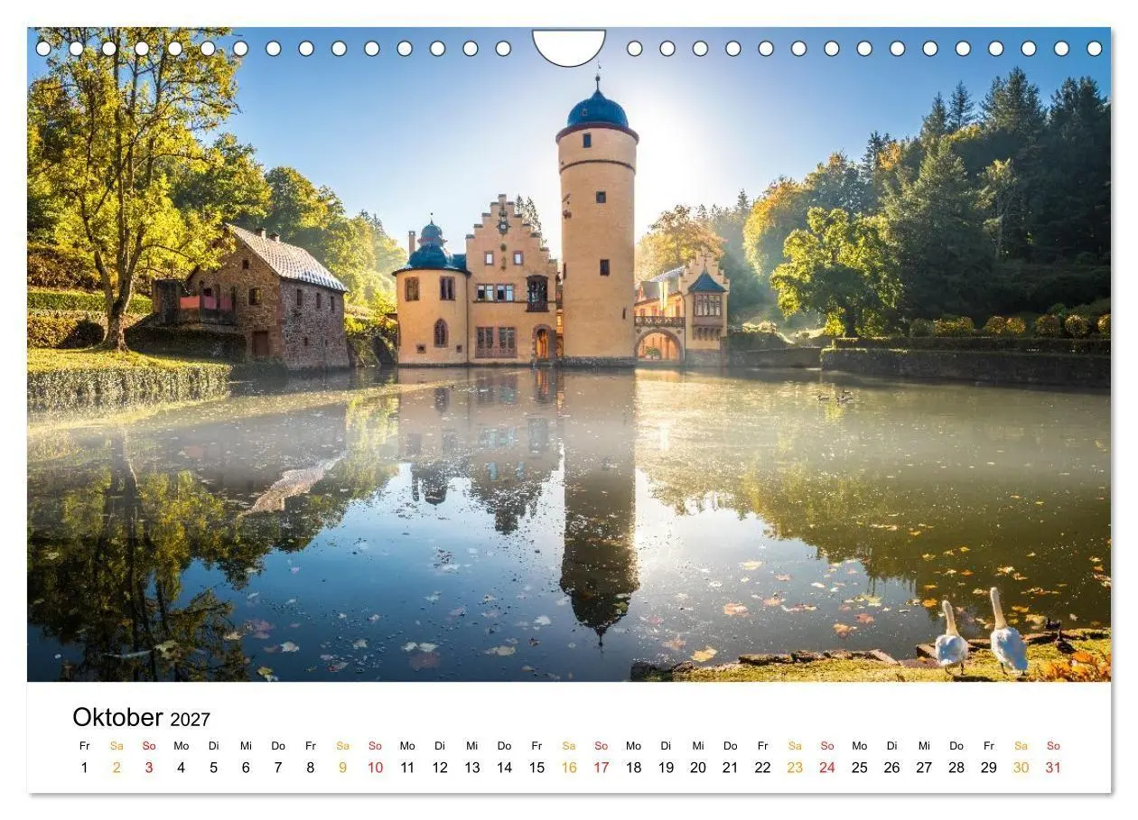 Bild: 9783594409299 | Bayern - Traumhafte Schlösser und Parks (Wandkalender 2027 DIN A4...