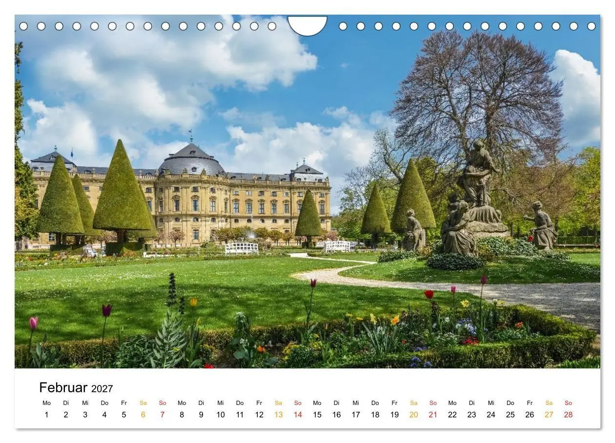 Bild: 9783594409299 | Bayern - Traumhafte Schlösser und Parks (Wandkalender 2027 DIN A4...