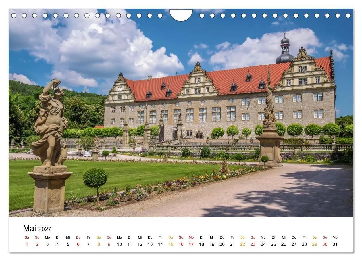 Bild: 9783594409299 | Bayern - Traumhafte Schlösser und Parks (Wandkalender 2027 DIN A4...