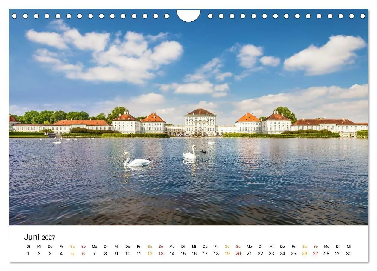 Bild: 9783594409299 | Bayern - Traumhafte Schlösser und Parks (Wandkalender 2027 DIN A4...