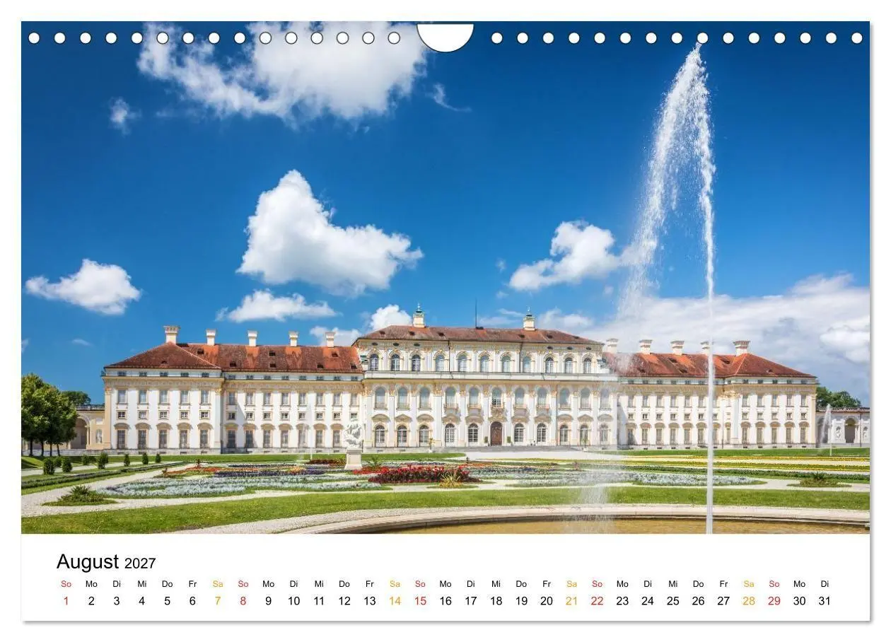 Bild: 9783594409299 | Bayern - Traumhafte Schlösser und Parks (Wandkalender 2027 DIN A4...