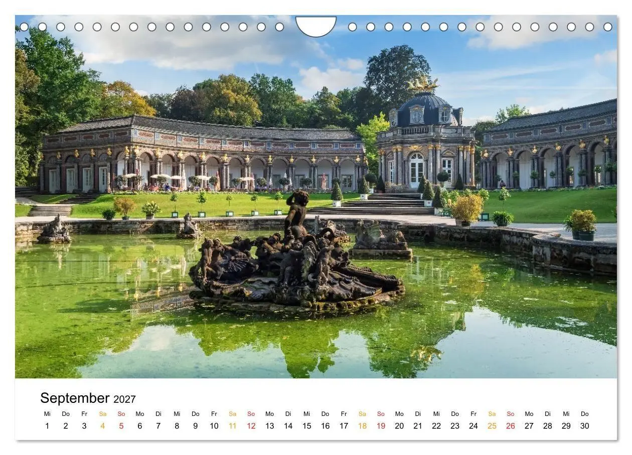 Bild: 9783594409299 | Bayern - Traumhafte Schlösser und Parks (Wandkalender 2027 DIN A4...