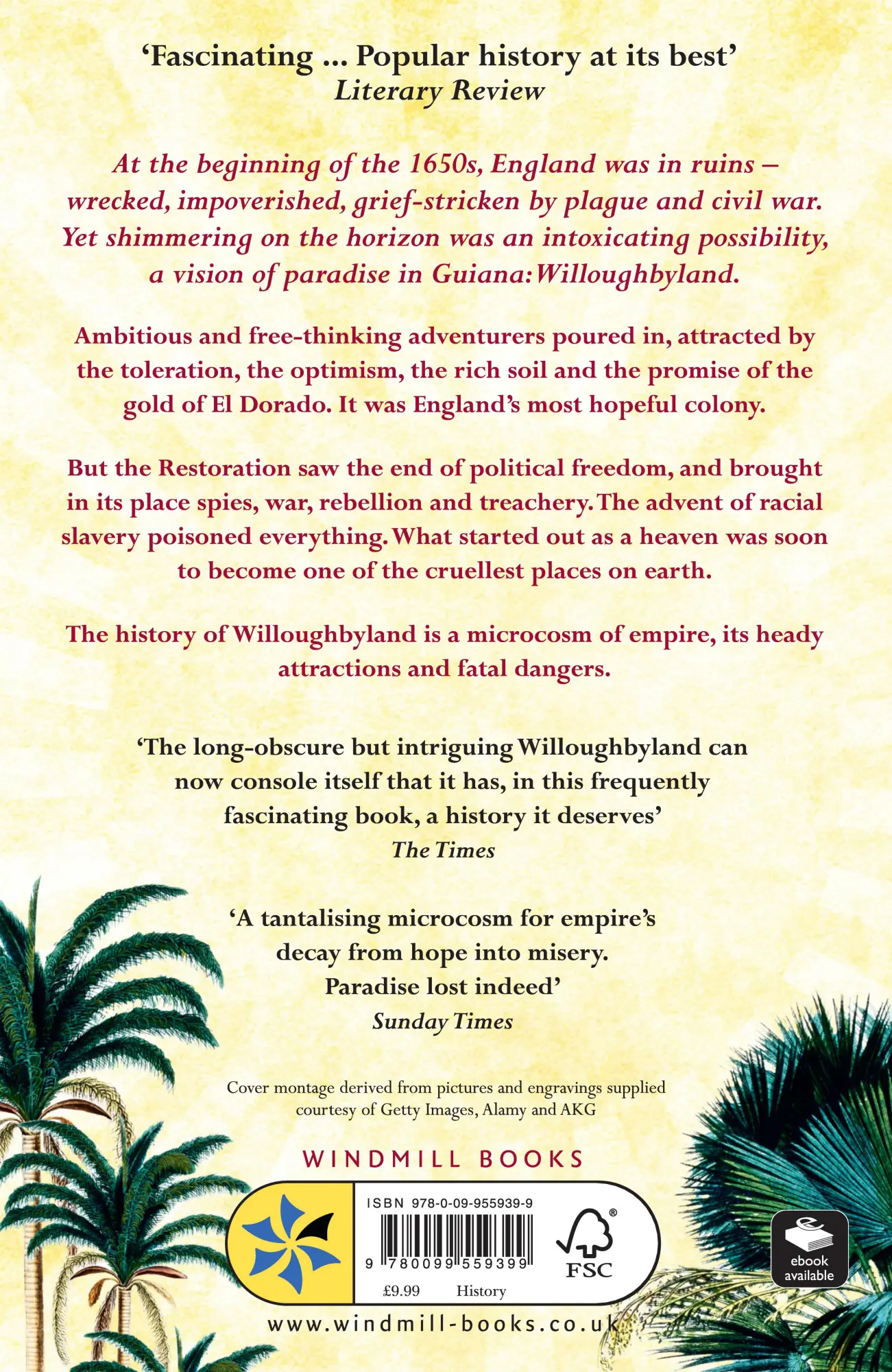 Rückseite: 9780099559399 | Willoughbyland | England's Lost Colony | Matthew Parker | Taschenbuch