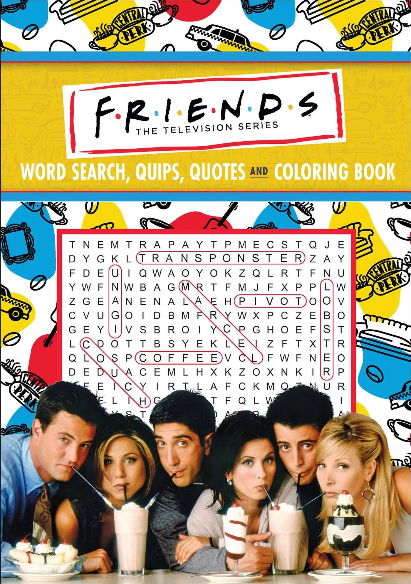Cover: 9781645179399 | Friends Word Search, Quips, Quotes, and Coloring Book | Press | Buch