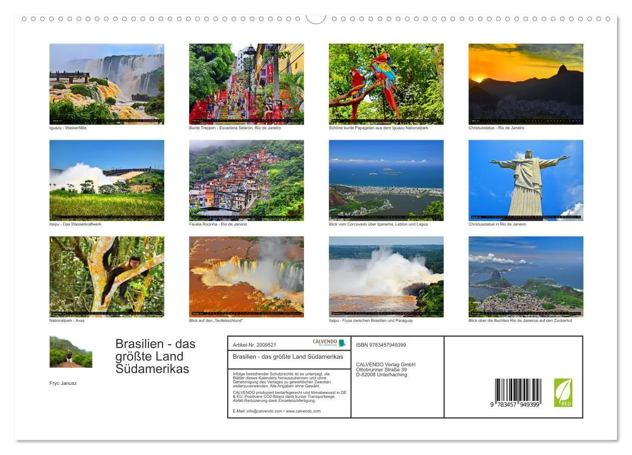 Bild: 9783457949399 | Brasilien - das größte Land Südamerikas (hochwertiger Premium...