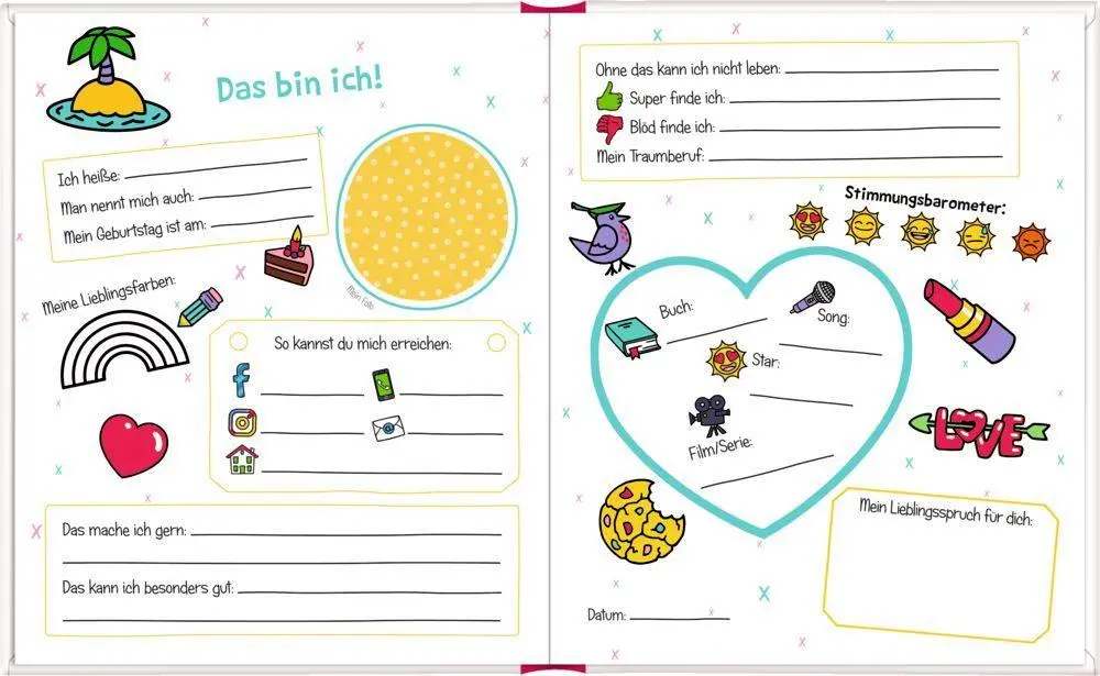Bild: 4050003949499 | Freundebuch - Funny Patches - Meine Freunde | Felix Möller | Buch