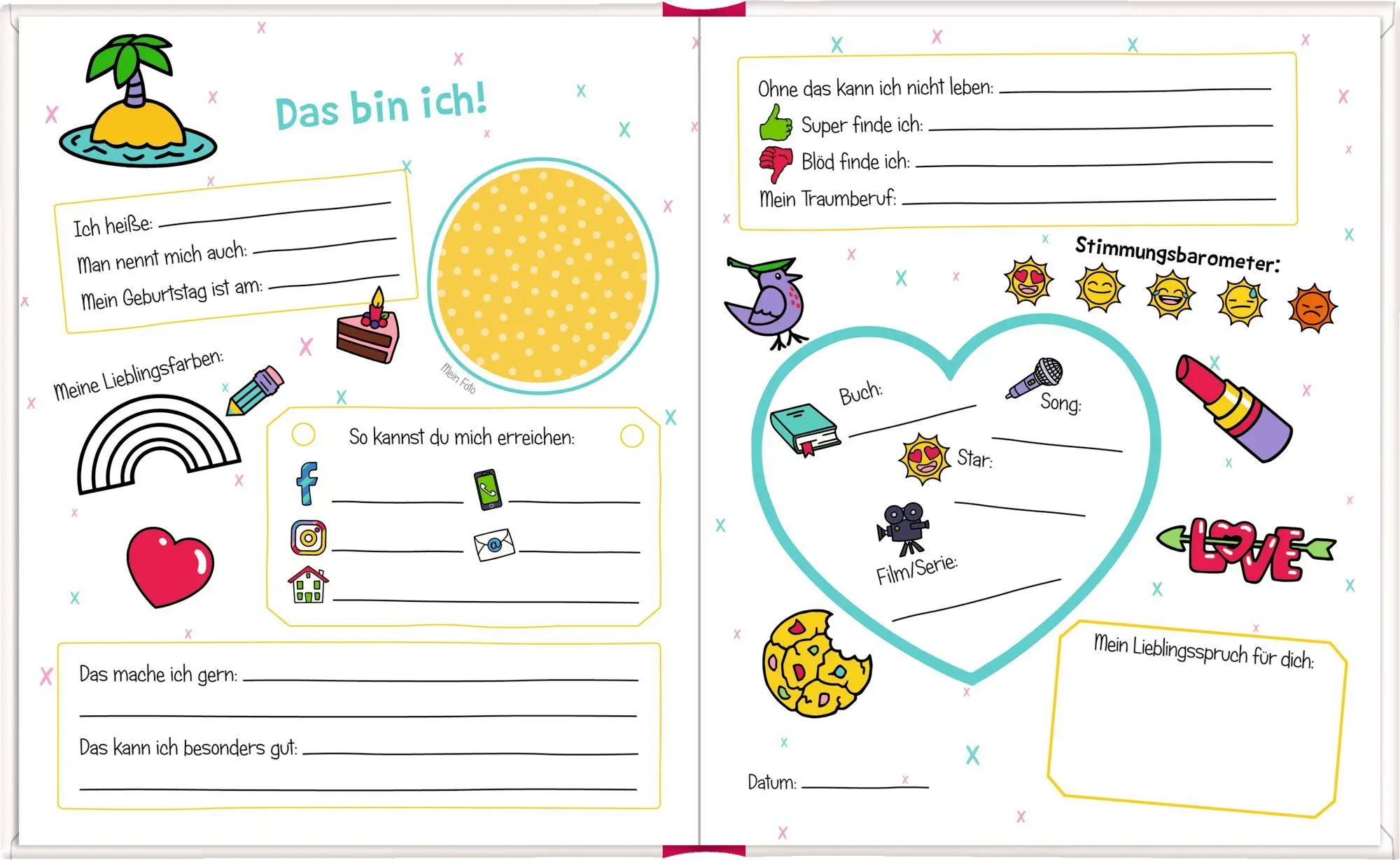 Bild: 4050003949499 | Freundebuch - Funny Patches - Meine Freunde | Felix Möller | Buch