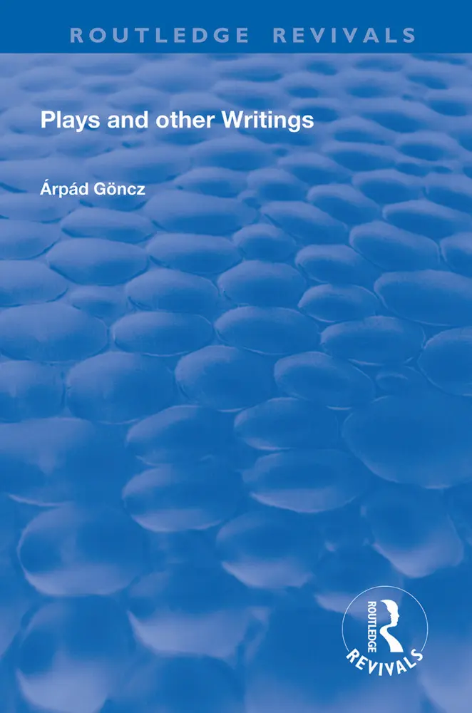 Cover: 9780367149499 | Plays and Other Writings | Arpad Goncz | Taschenbuch | Englisch | 2020