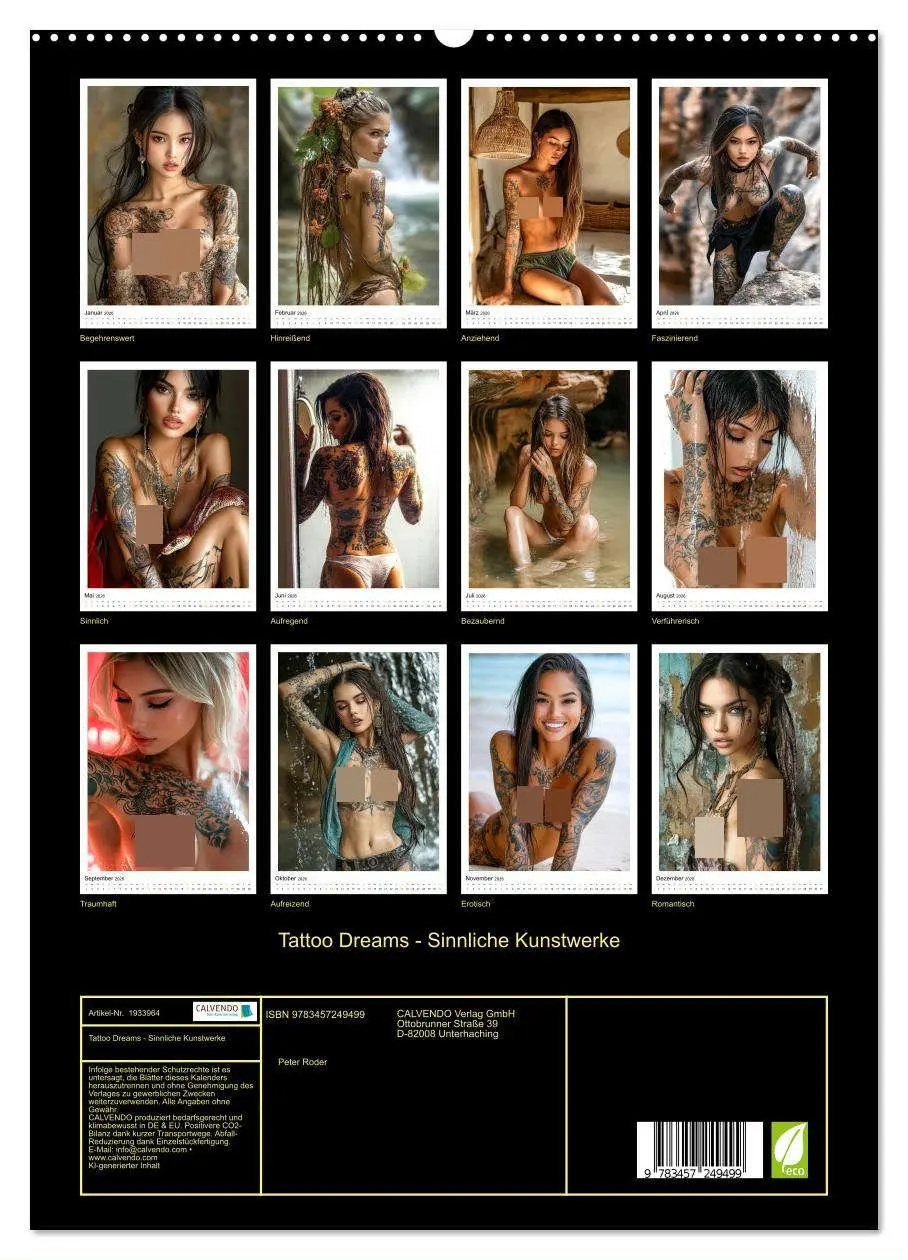 Bild: 9783457249499 | Tattoo Dreams - Sinnliche Kunstwerke (hochwertiger Premium...