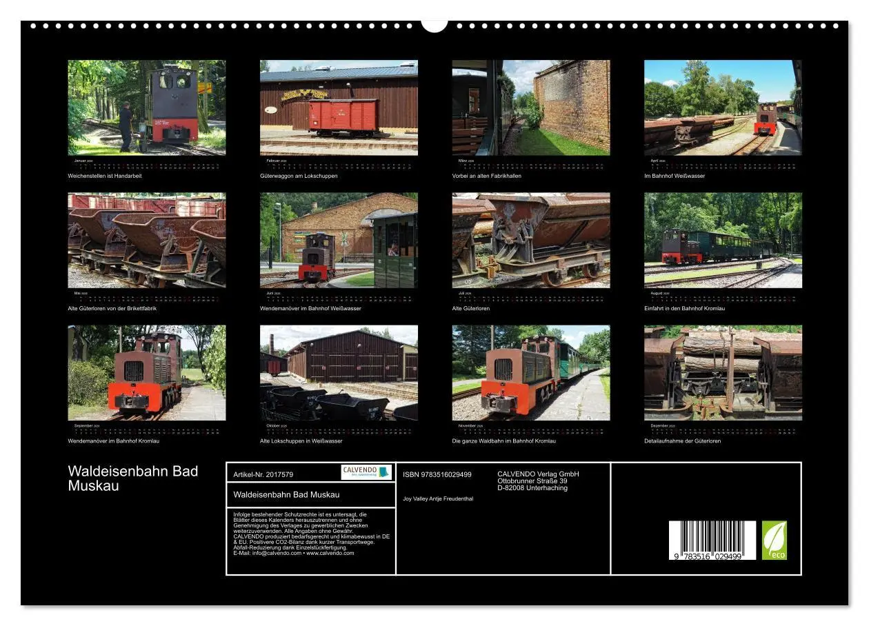 Bild: 9783516029499 | Waldeisenbahn Bad Muskau (hochwertiger Premium Wandkalender 2026...